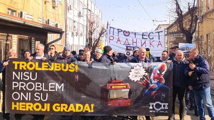 Protest sindikata GSP-a
